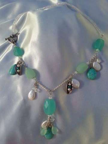 ocean blue necklace