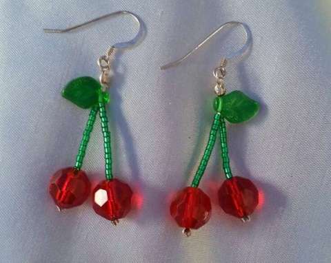 Cherry earrings