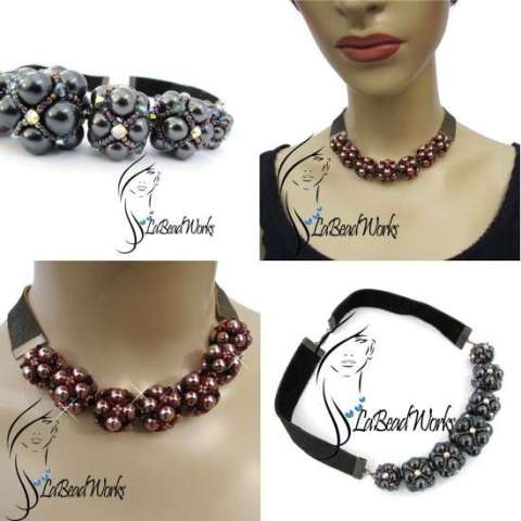 Two Beaded Beads Necklaces