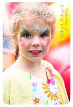 balloons and facepainting art
