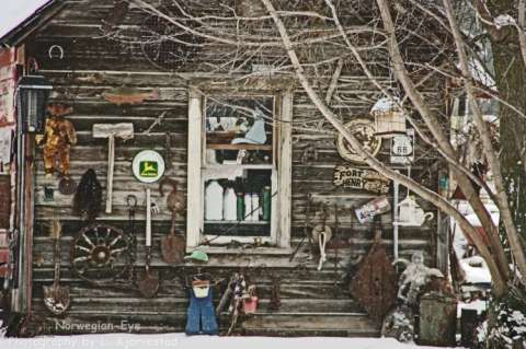 A Pickers Out Building in Montana