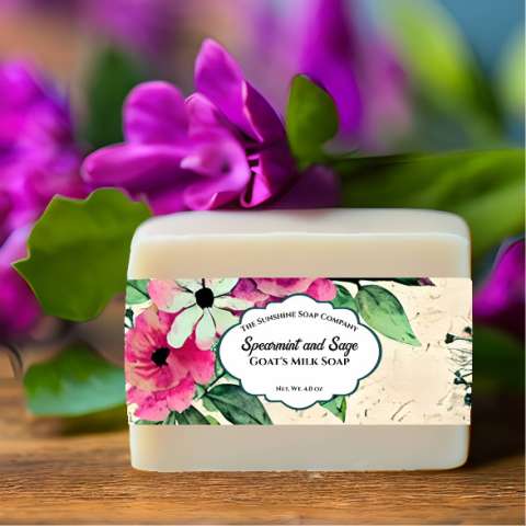 Country Flowers Soap Belly Band