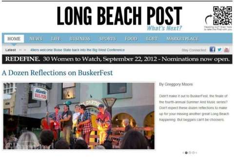 Buskerfest write-up in the Long Beach Post