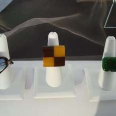 Sterling rings with Bakelite