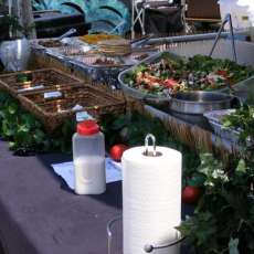 Mediterranean Catering Stand