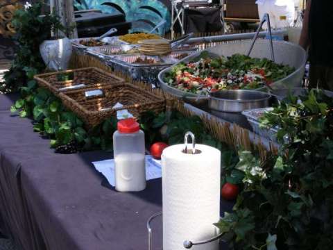Mediterranean Catering Stand
