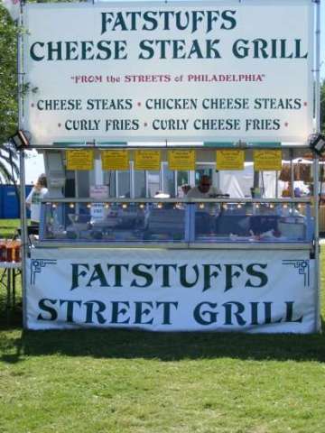 Fatstuffs Cheese Steak tent