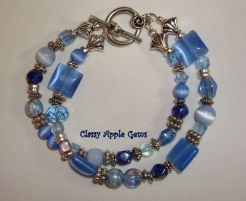 Double Blue Bracelet