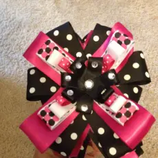 Black, white and pink