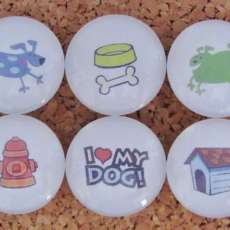 A Dogs' Life Pins and Magnets