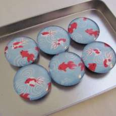 Koi Pond Pins and Magnets