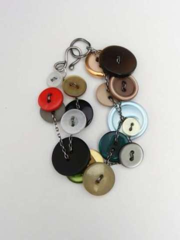 Colorful Button Bracelet