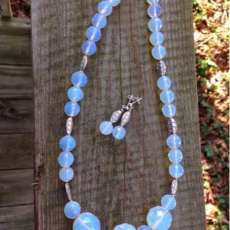 Opolite Healing Necklace W/Matching Earrings