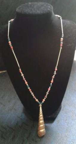 Shell and Coral Necklace