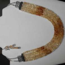 citrine necklace