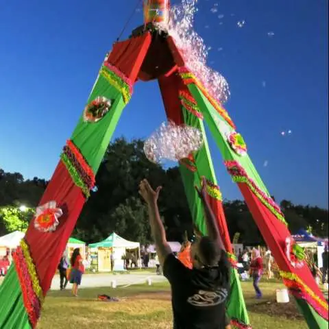 Cinco de Mayo Bubble Tower and Hand Washing Station