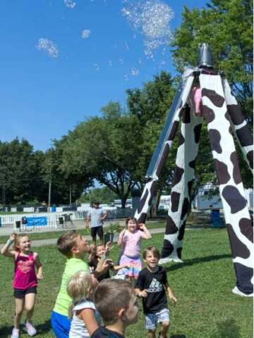 COW Bubble Tower at the Indiana State Fair 2021, '22, '23