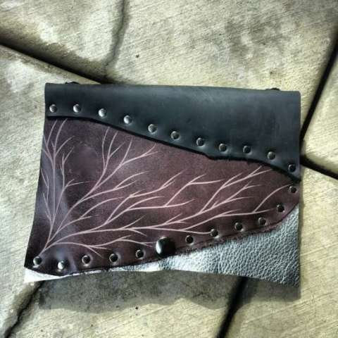 Hand Carved Clutch