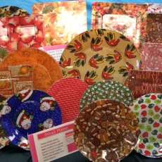 All these plates are handmade.