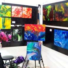 Abstract Acrylic Paintings