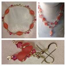 Austrian Crystal & Acrylic Resin Set