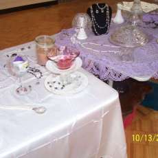 Glass pearlsl and crystal