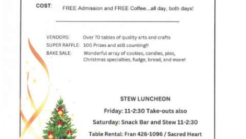 Sacred Heart Holiday Bazaar