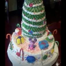 Christmas Tree Cake