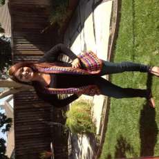 Alpaca combination of knitted and creocheted