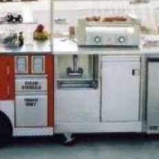 10 FT. LONG FIRE ENGINE VENDING CART
