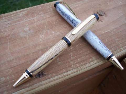 Cigar Pen in Sagebrush and Elk Antler