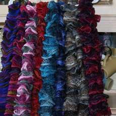 RUFFLED SCARVES