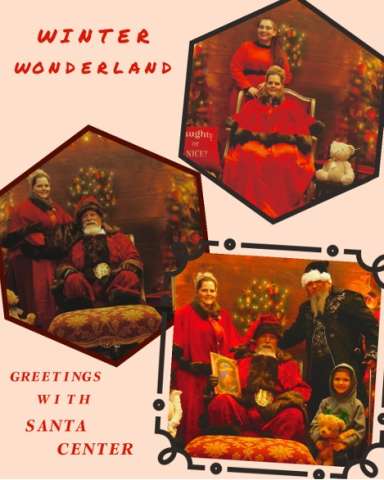 [2022] Winter Wonderland Greetings With Santa Center