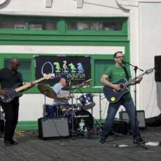 Performing at the Oyster Arts and Music Festival at Rye Playland Boardwalk in Rye, NY