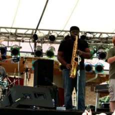 Andy Shaw Band on stage