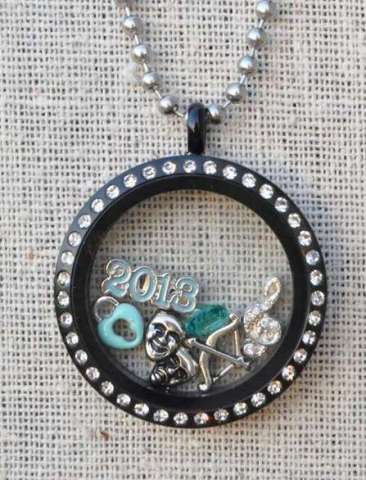 Black Locket & Charms