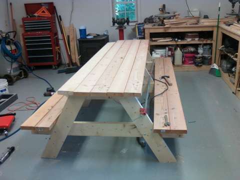 picnic table 5 x 10