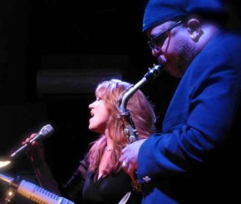 Mary Jenson vocalist & Charles McNeal saxophones