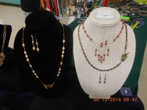 A sample of designer necklaces by Denise