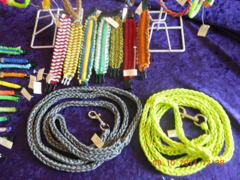 A sample of paracord items