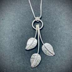 Triple Leaf Necklace