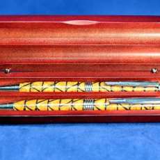 Pen and Pencil set in Rosewood display box.