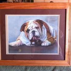 Pastel on Pastel Paper W/ Full Background