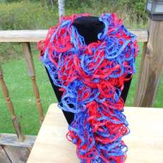 Red & Blue Sports Scarf