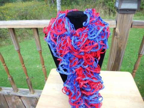 Red & Blue Sports Scarf