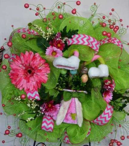 Easter Fun Decorative  Wreath