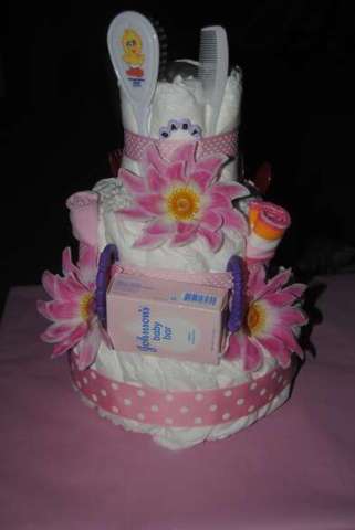 3 Tier Diaper Cake