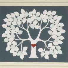 Completed Wedding/Guestbook Tree Example
