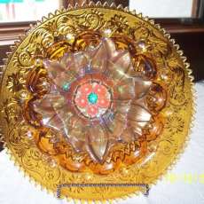 Golden Sunshine Crystal Flower