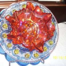 Blue Sunshine Crystal Flower